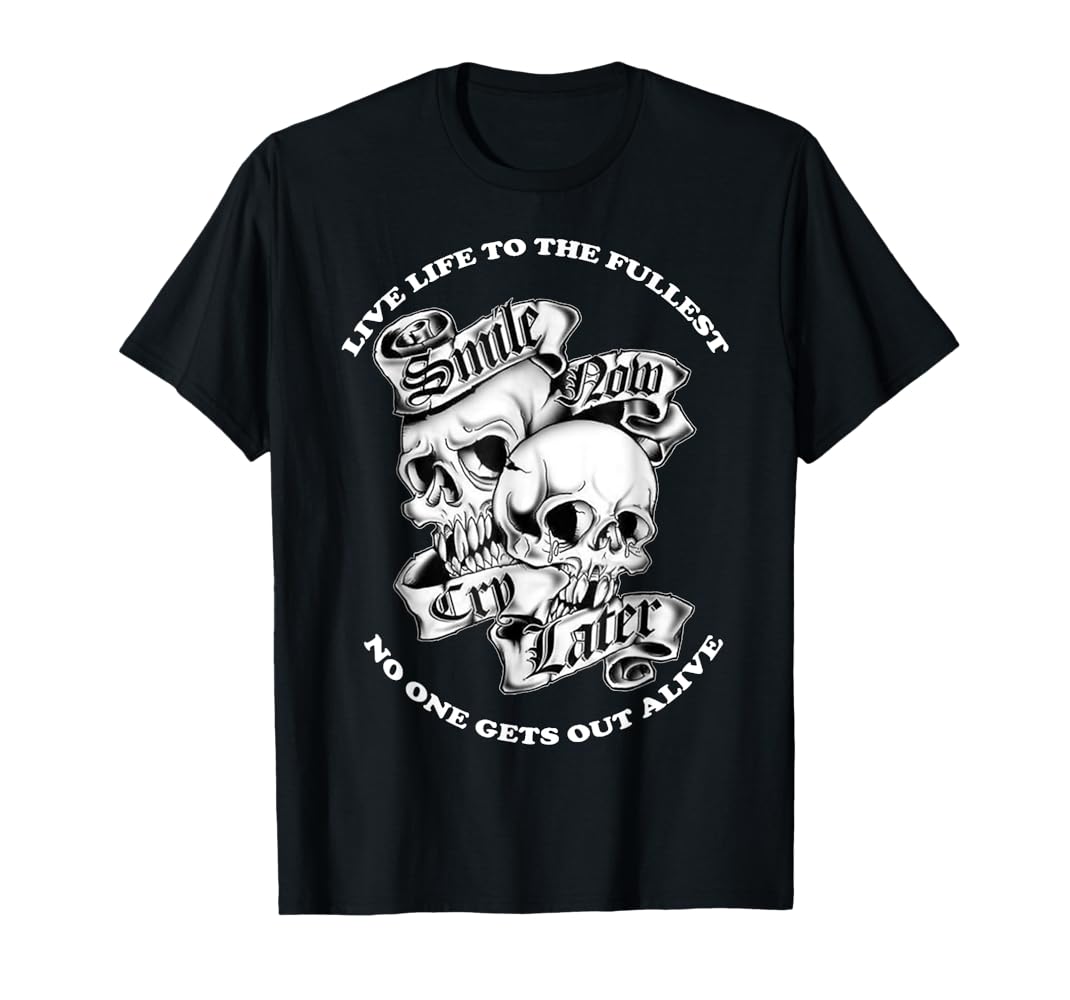 S*T様 THE BONEZ Smile now cry later Tシャツ S*T様 THE BONEZ Smile now cry later Tシャツ - メルカリ